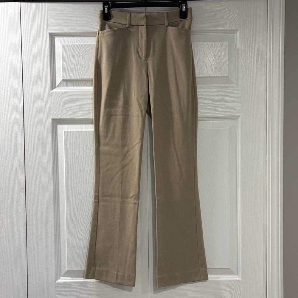 Express Beige Columnist Barely Boot Pants